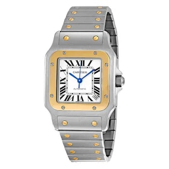 Cartier — Santos Galbee 18kt Yellow Gold and Steel XL W20099C4 — Watch — resale