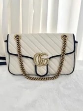 Gucci — Gucci Authentic GG Marmont Chain 443497 26*15*7cm — Handbag — resale
