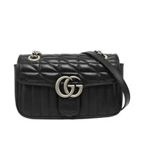 Gucci — Gucci GG Marmont Small Chain Crossbody Matelassé — Handbag — resale