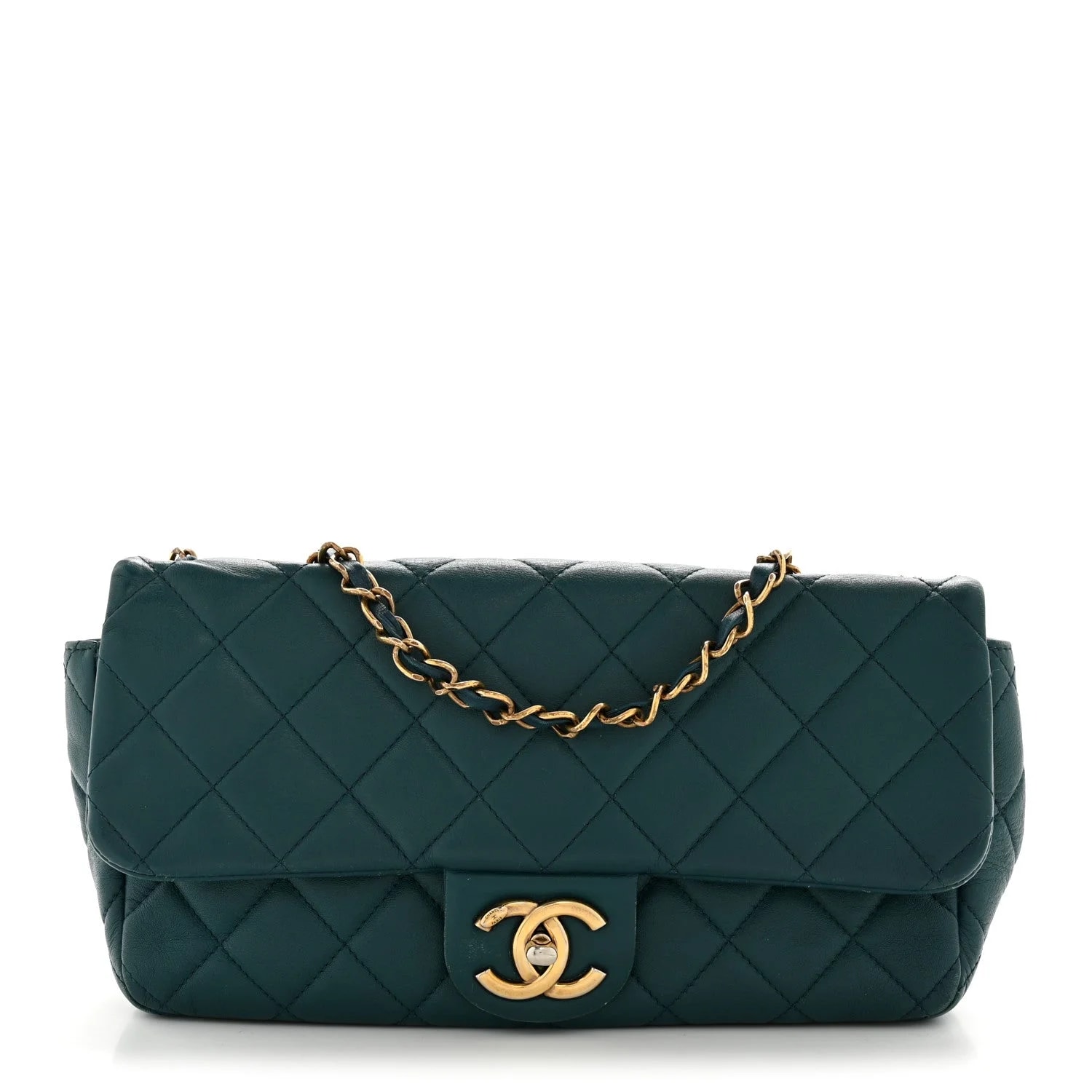Chanel — East West Flap Dark — Handbag — resale