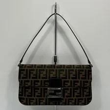 Fendi — Fendi Mamma Baguette Dark From Japan — Handbag — resale