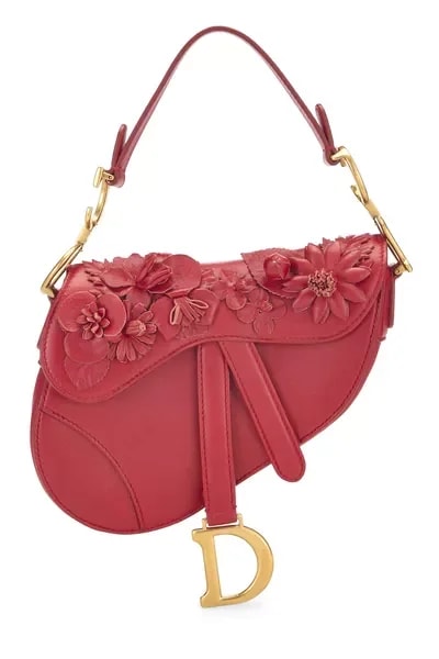 Dior — 3D Flower Saddle Mini — Handbag — resale