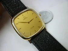 Omega — Omega Quartz Leather Band B- From Japan — Watch — resale