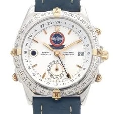 Breitling — Breitling Duograph Limited Edition 1000pcs B15508 Date White YG SS Automatic — Watch — resale