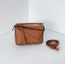 Loewe — Loewe Puzzle Mini Detachable Crossbody Strap — Handbag — resale