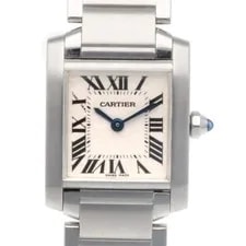 Cartier — Cartier Tank Fran Aise SM Stainless Steel 2384 From J — Watch — resale