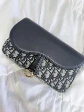 Dior — Dior Medium Saddle With Chain — Handbag — resale