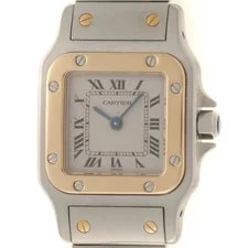 Cartier — Cartier W20012C4 Santos Galbe SMWatches Silver Dial Steel/K18YG【472】 — Watch — resale