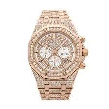 Audemars Piguet — Audemars Piguet Royal Oak Offshore Chrono Rose Full Diamond 26322OR.ZZ.1222OR.01 — Watch — resale