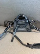 Balenciaga — Balenciaga Mini Motorcycle Top Handle Crossbody — Handbag — resale