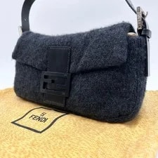 Fendi — Fendi Mamma Bucket 2way Braided Dark — Handbag — resale