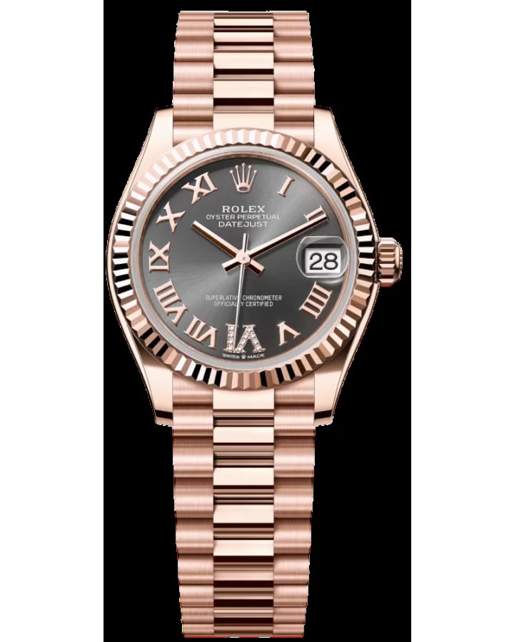 Worldofluxuryus — Rolex Datejust 18K Rose Gold Lady's — Watch — resale