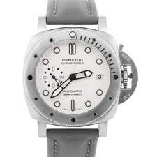 Panerai — 2023 Panerai Submersible Bianco White 42mm Automatic Leather PAM02223 BOX — Watch — resale
