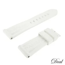 Panerai — Panerai Rubber Strap 24mm White Genuine Replacement — Watch — resale