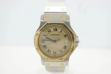 Cartier — Cartier Santos de Octagon 187902 With Original Box — Watch — resale