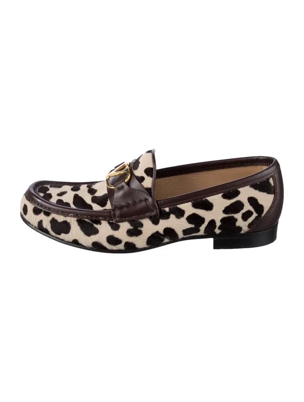 Valentino — Calf Hair Animal Print — Designer Shoe — resale