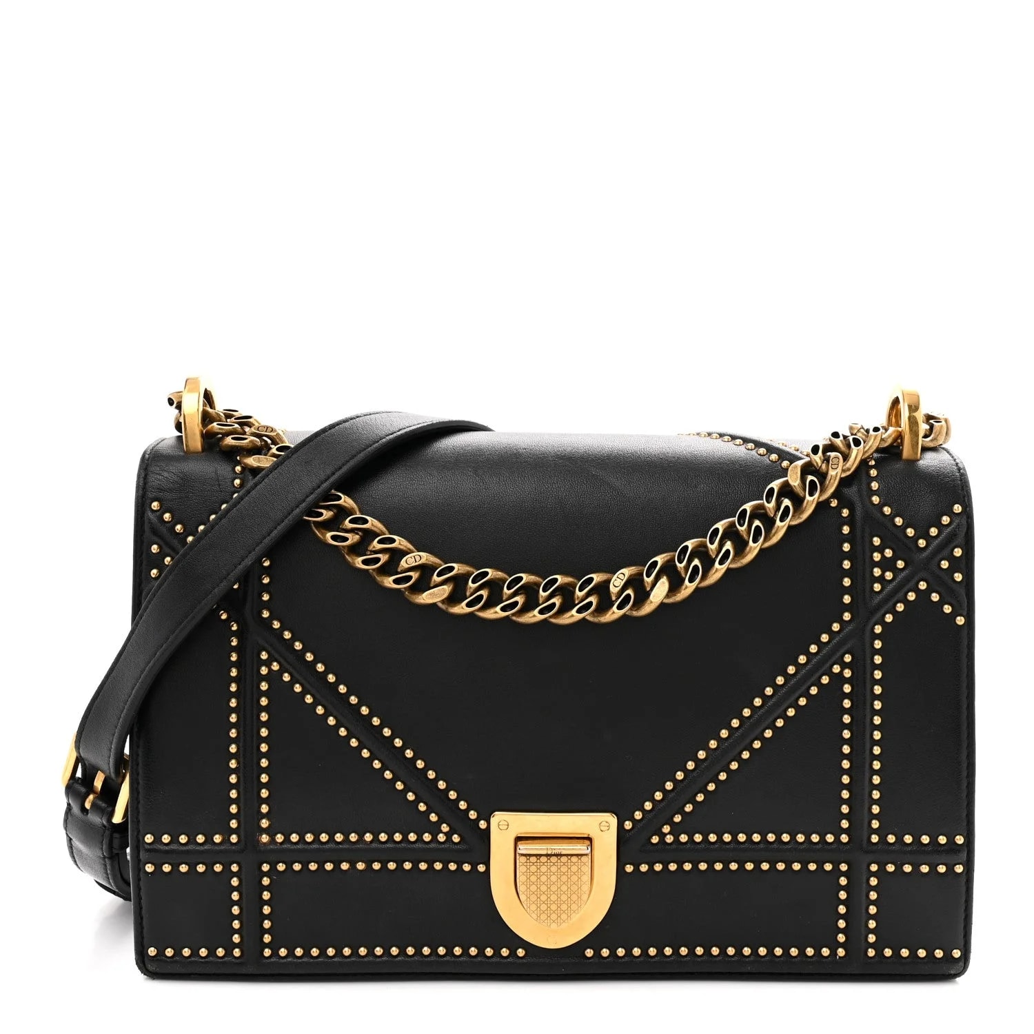 Dior — Studded Medium Diorama Flap — Handbag — resale