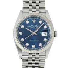 Rolex — Rolex Datejust 36 126234G 36mm Stainless Steel Blue #WW736 — Watch — resale