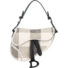 Dior — Christian Dior Studded Sequins & Rhinstones Mini Saddle — Handbag — resale