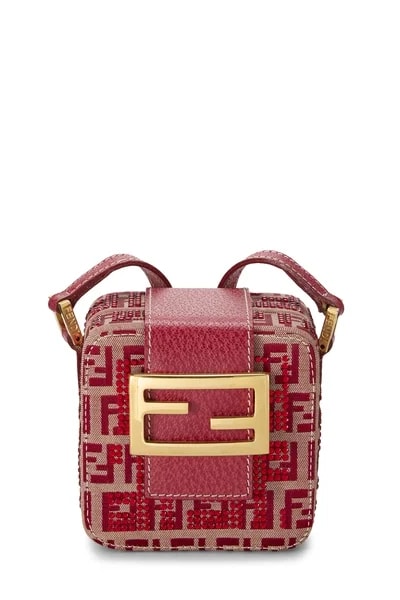 Fendi — Embellished Cube Crossbody — Handbag — resale