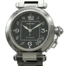 Cartier — Cartier C W31043M7 35mm Stainless Steel Black OKW728 — Watch — resale