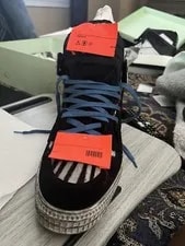 Off-White — Size 11.5 - Off-white Cow Hide — Sneaker — resale