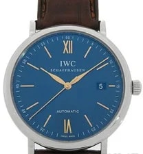 IWC — IWC Portofino Automatic 39mm IW356523 Blue Box Papers — Watch — resale