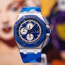 Audemars Piguet — Audemars Piguet Royal Oak Offshore Chronograph Blue Camo 26400SO.OO.A335CA.01 — Watch — resale