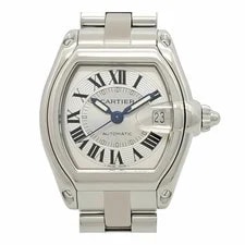 Cartier — Cartier Roadster LM W62000V3 Stainless Steel 36mm Silver Dial Automatic #TSW806 — Watch — resale