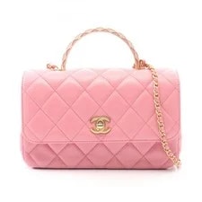 Chanel — Chanel Matelasse Top Handle Flap 2WAY Sheep r0_051 — Handbag — resale