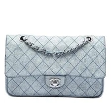 Chanel — Chanel Medium Classic Crackled Wild Stitch Double Flap — Handbag — resale