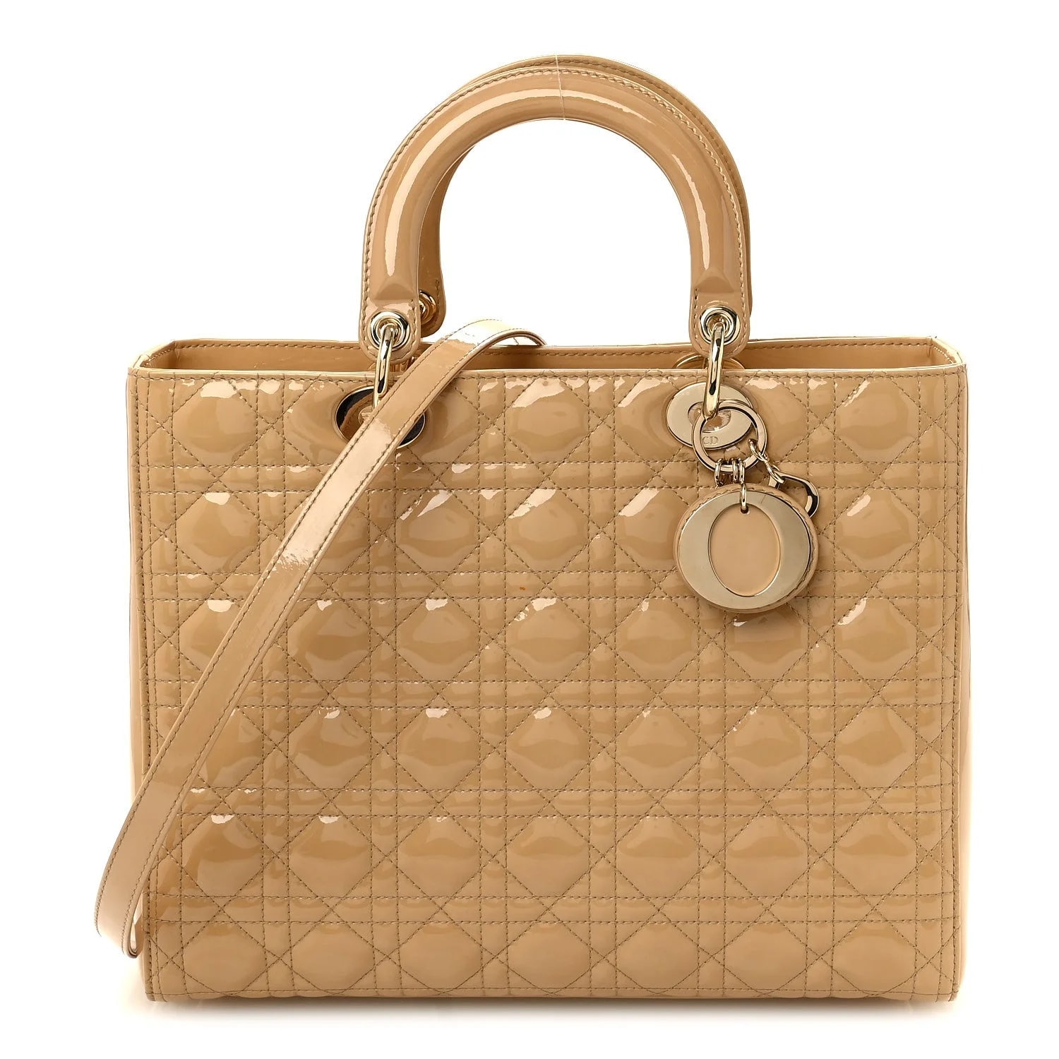 Dior — Large Lady Dior Dark — Handbag — resale