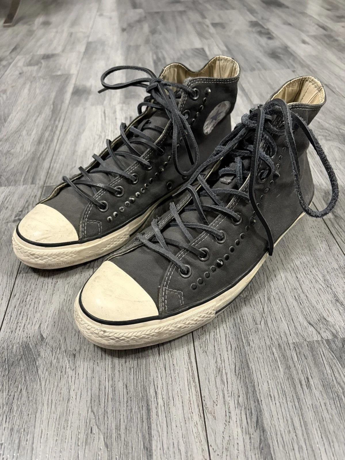 Converse — Converse By John Varvatos Distressed Studded — Sneaker — resale