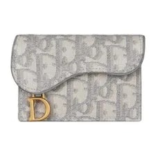 Dior — Christian Dior Saddle Bloom Card Holder 4.5x0.7x3.1 in — Handbag — resale