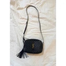 Saint Laurent — Saint Laurent Lou Camera Quilted Crossbody Tassel HW — Handbag — resale