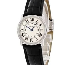 Cartier — Cartier Ronde WR000251 Diamond 29mm Beige Dial Quartz #HDW970 — Watch — resale