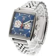 TAG Heuer — TAG Heuer Monaco CW2113 38mm SS Blue #C3690 — Watch — resale