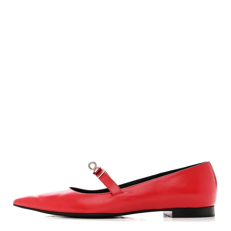 Hermès — Kelly Ballet 36.5 Vif — Designer Shoe — resale