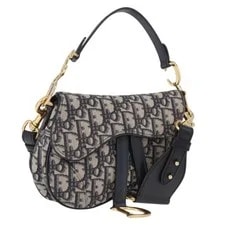 Dior — Christian Dior Trotter Saddle 2way Tone Auth ka5351M — Handbag — resale