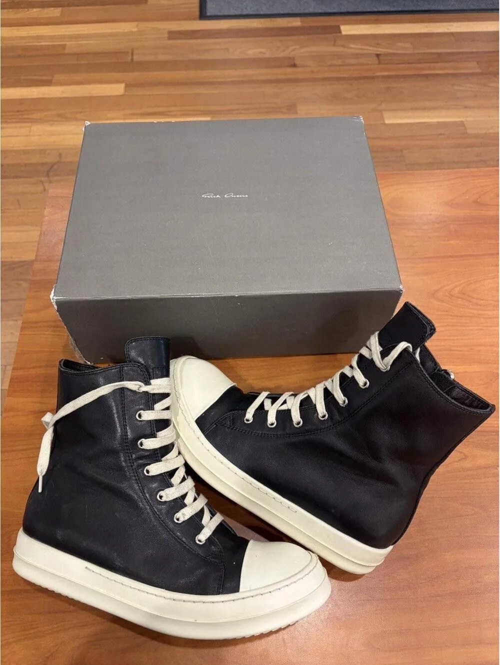 Rick Owens — Rick Owens High " Milk" — Sneaker — resale
