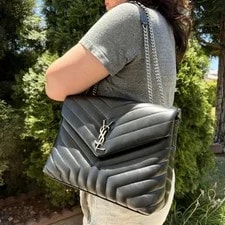 Saint Laurent — Saint Laurent Medium Lou Monogram Pristine Cond. — Handbag — resale