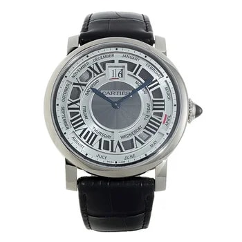 Cartier — Rotonde de Cartier Perpetual Calendar Automatic 18 Kt White Gold W1580002 — Watch — resale