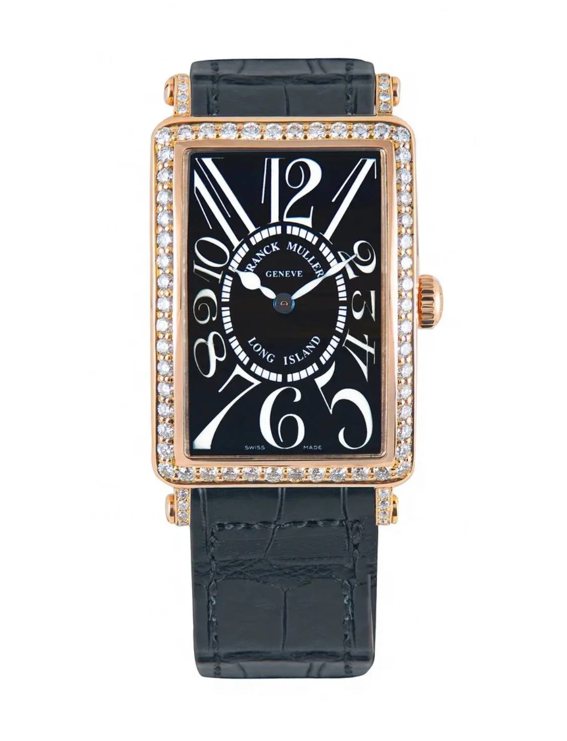 Worldofluxuryus — Franck Muller Long Island 18K Rose Gold & Diamonds — Watch — resale