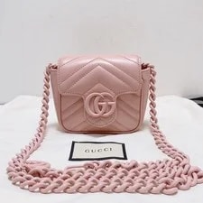 Gucci — Gucci GG Marmont Matelasse Super Mini Chain Light — Handbag — resale