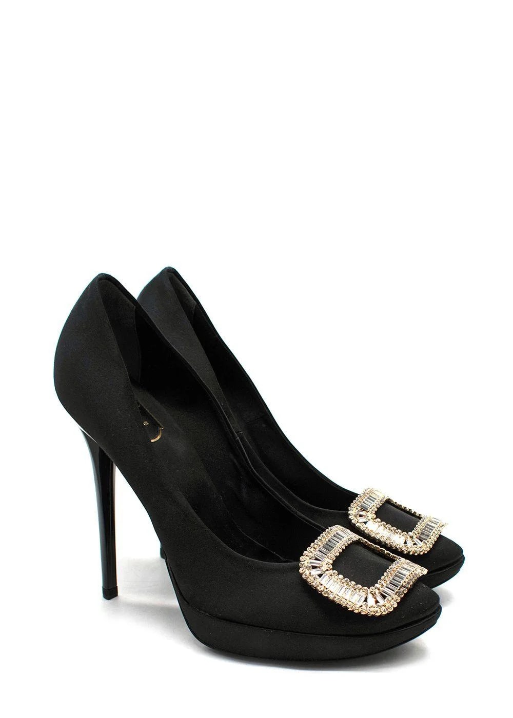 Roger Vivier — Roger Vivier -Embellished Platform — Designer Shoe — resale
