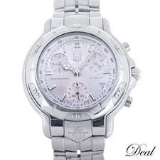 TAG Heuer — TAG Heuer 6000 Series Date Chronograph CH1110-0 Quartz Silver SS — Watch — resale