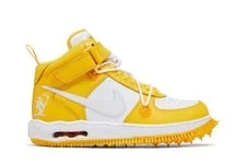 Off-White — Off-White X Air Force 1 Mid SP Varsity Maize -101 Available Now — Sneaker — resale