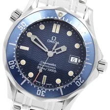 Omega — Omega Seamaster300 2561.80 Date Navy Dial Quartz Boy's Watch_958572 — Watch — resale
