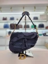 Dior — Dior Saddle Camo Plaid Embroidered Additional 150665491 — Handbag — resale