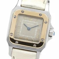Cartier — Cartier W20031C4 Santos Galbee SM YG Bezel Quartz 914619 From Japan — Watch — resale